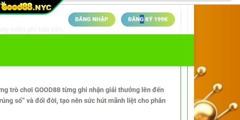 Điều kiện đăng nhập GOOD88